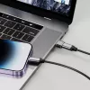 Tech-Protect adaptador USB-A (macho) a USB-C (hembra) - USB 3.0, 5 Gbps, gris espacial