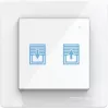 Tech Sterowniki FZ-02M Interruptor de persiana con cable (Blanco, 230V AC, 3A, Empotrable)