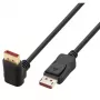 Cable DisplayPort 1.4 M/M 4K@120Hz 2m negro acodado en un extremo ICOC-DSP-A14-020NT9