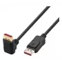 Techly cable DisplayPort 1.4 M/M 4K@120Hz 3m negro acodado en un extremo ICOC-DSP-A14-030NT9