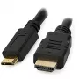 Techly cable HDMI - conector macho HDMI a conector macho Mini-HDMI 0,5 m negro