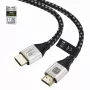 Techly ICOC-HDMI21-8-010T Cable HDMI 2.1 1 m 48 Gbps 8K 10K trenzado negro