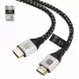 Techly ICOC-HDMI21-8-020T cable HDMI 2.1 8K 10K 48Gbps 2 m negro trenzado