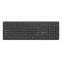 TECHLY teclado inalámbrico RF 2,4GHz USB distribución UK Chocolate negro