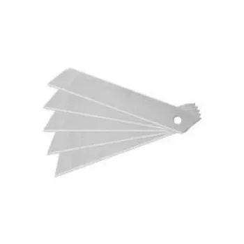 TECLINE cuchillas de recambio de 18 mm para cuchillos multiusos y profesionales, pack de 10 (93931)