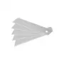 TECLINE cuchillas de recambio de 18 mm para cuchillos multiusos y profesionales, pack de 10 (93931)
