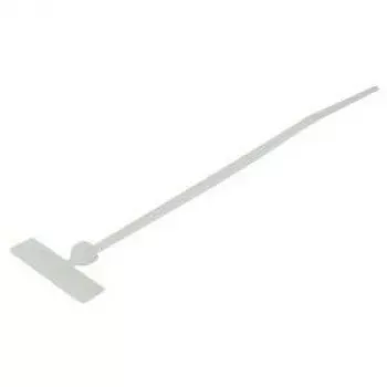 TECLINE bridas con campo de etiquetado transversal, 110 x 2,5 mm, natural, pack de 100 690110B