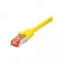 Tecline cable de red CAT 6 SFTP PiMF RJ-45 a RJ-45, 1,5 m, libre de halógenos, amarillo 715015Y