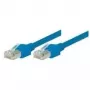 TECLINE Dätwyler Cable de red S/UTP, Cat 5e, Azul, 1,0 m altamente flexible, con conectores Hirose TM11 (71901B)
