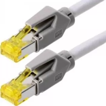 TECLINE Dätwyler Cable de red S/FTP Cat 6a, PiMF, LSZH, Gris, 5 m, conector Hirose TM31, 1200 MHz 78005