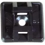 TECLINE Base autoadhesiva para bridas hasta 4,8 mm de ancho, Negro, 100 uds. 690048S