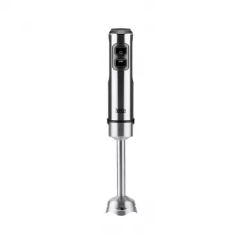 TEESA Batidora de mano 1200W con 20 velocidades, cuchillas de titanio, picadora, varillas, vaso medidor y pisapatatas