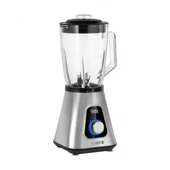 Batidora de vaso TEESA EASY EXPERT GO 1300W, jarra de cristal de 1,5L + vaso de viaje de 600ml