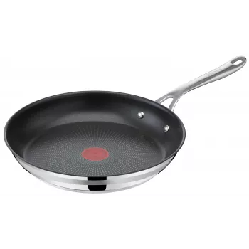 TEFAL Cook Smart Sartén de Jamie Oliver, Acero inoxidable, 28 cm, Negro