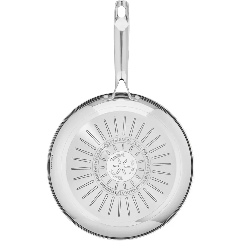 Tefal Duetto+ Sartén 28 cm, acero inoxidable, revestimiento antiadherente de titanio, inducción - G7320634