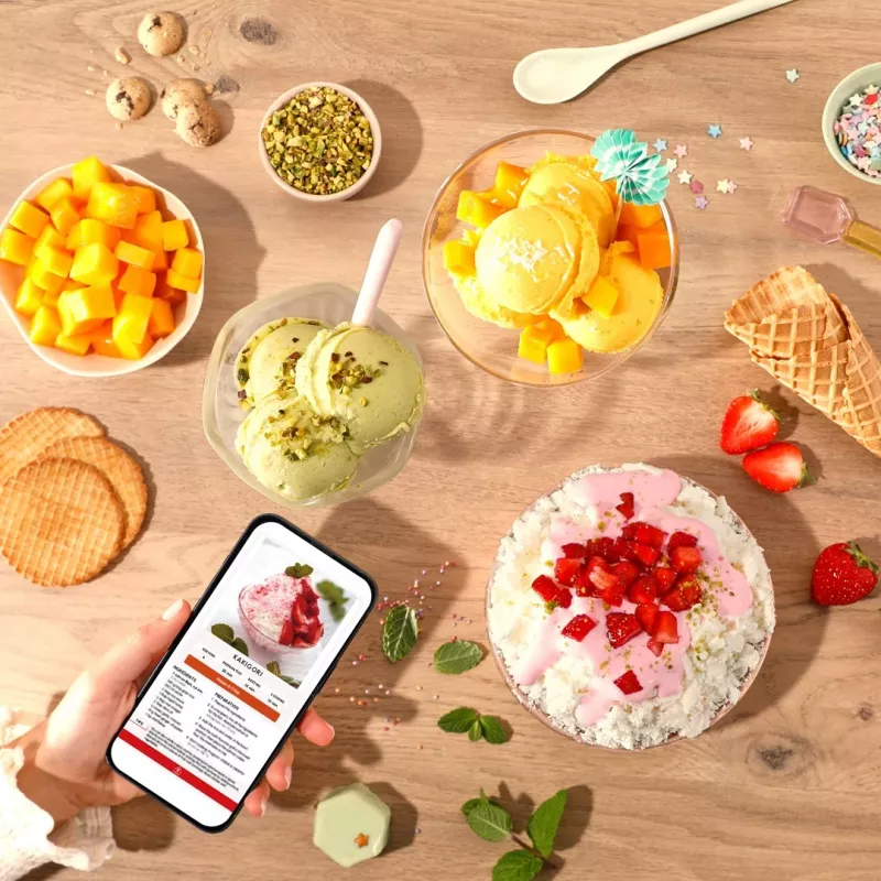 Máquina de helados Tefal IG602A 1,6 l blanco/gris