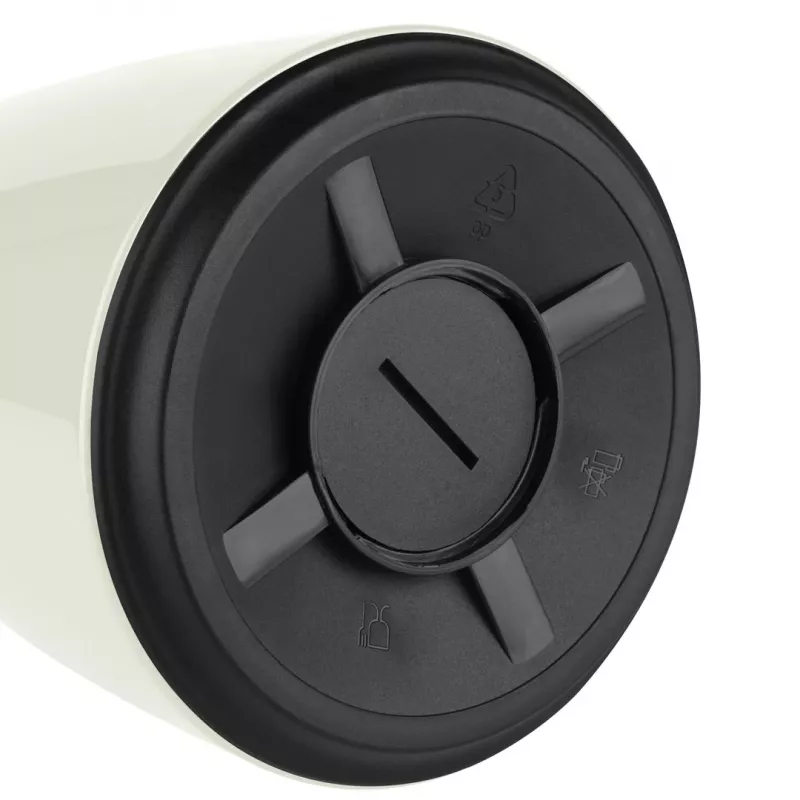 Botella térmica Tefal K30340 Senator 1 L acero inoxidable, blanca