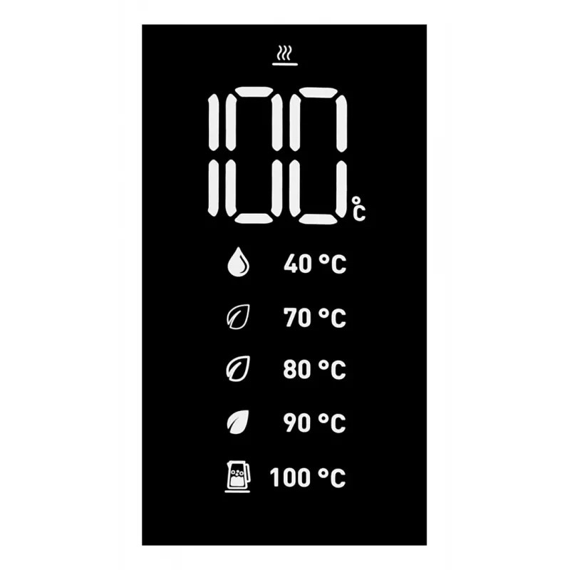 Tefal KO854830 hervidor 1 L negro control de temperatura