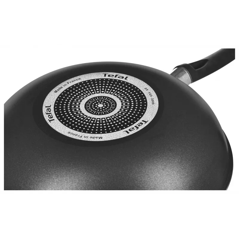 Tefal Simplicity 28 cm Sartén wok B5821902 – Aluminio antiadherente con Thermo-Spot, para gas/electricidad/cerámica/halógeno
