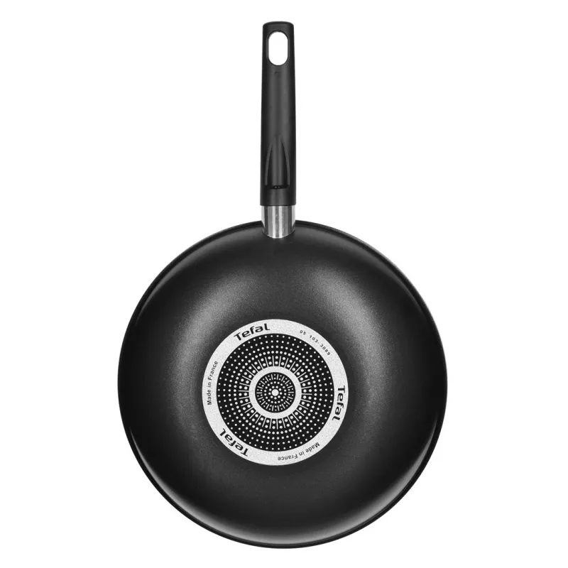 Tefal Simplicity 28 cm Sartén wok B5821902 – Aluminio antiadherente con Thermo-Spot, para gas/electricidad/cerámica/halógeno