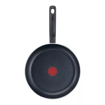 Tefal Start Easy Sartén de 24 cm con Thermo-Signal™ y revestimiento antiadherente de titanio, negro