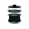 Tefal Convenient VC140135 Vaporera, 2 cestas, 6 L, 900 W, Negro