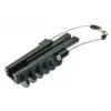 TELCOLINE I-37.PAT Grapa tensor de cable para cable redondo de 3–7 mm, negro