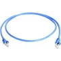 Telegärtner 100008172 Cable de red CAT 5e F/UTP RJ45, 0,5 m, azul, ignífugo, protección antiacodamiento