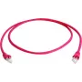 Telegärtner 100008775 cable de red RJ45 CAT 5e F/UTP 5,0 m rojo ignífugo con funda antienganches