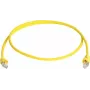 Telegärtner 100008943 Cable de red CAT 5e F/UTP RJ45 7,5 m Amarillo Ignífugo con protección antiacodamiento