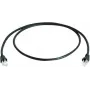 Telegärtner Cable de conexión CAT 5e F/UTP RJ45, 7,5 m, negro, ignífugo, protección antiacodamiento 100008948