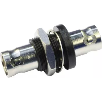 Telegärtner adaptador BNC de empotrar conector hembra-conector hembra 50 Ohm montaje en panel J01004A1333