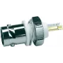 Telegärtner conector hembra BNC de empotrar, aislado 50 ohmios, brida aislante blanca, Z01 - 1 unidad (J01001A0043)