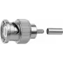 Telegärtner conector de crimpado BNC G01 50 ohmios, crimp/crimp, Professional, A0205, para RG-58 C/U, Belden YR23092, UG-1785/U, pack de 5