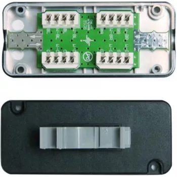 TELEGÄRTNER Módulo de conexión Cat.7 para prolongación de cable bruto, totalmente apantallado, con adaptador para par trenzado de 8 hilos J00060B0069