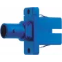 Telegärtner adaptador de fibra óptica híbrido conector hembra ST a conector hembra SC multimodo azul J08082A0000