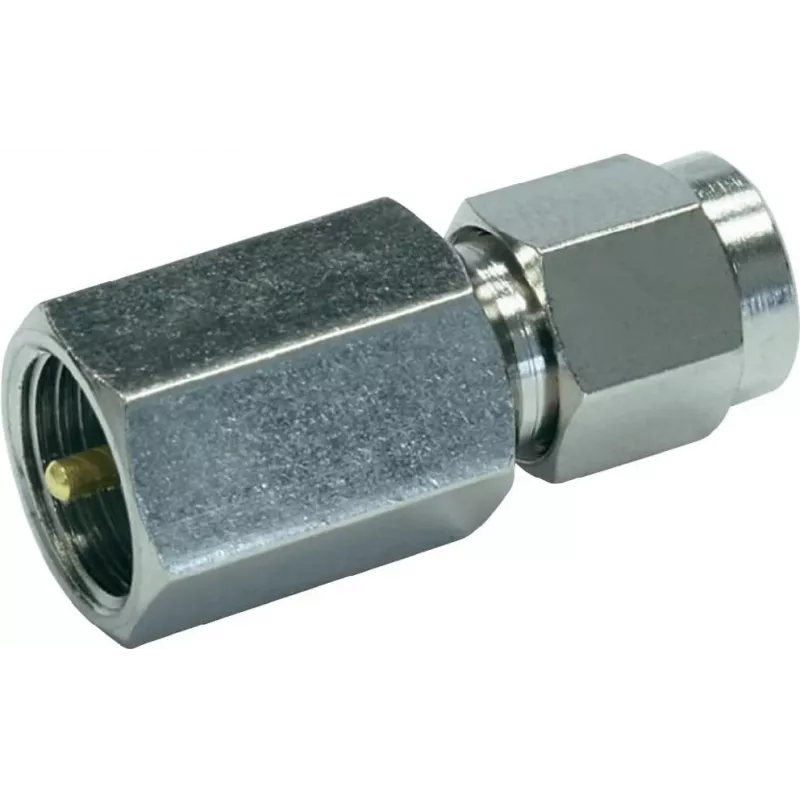 Telegärtner Adaptador coaxial inter-series SMA conector macho a FME conector macho 50 ohmios