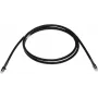 Telegärtner L00010A0392 cable coaxial RG174 de 1m conector FME macho a conector FME macho, negro