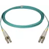 Telegärtner cable de parcheo de fibra óptica LC a LC multimodo OM3 dúplex, 2m, aqua L00871A0006