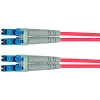 Telegärtner cable de red de fibra óptica LC a LC OM4 dúplex, 2m, violeta 100011327