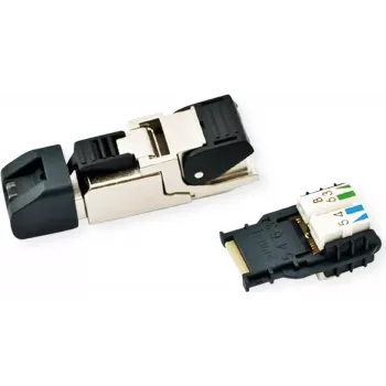 Telegärtner Conector RJ45 MFP8 Cat.6a T568B apantallado con tapa antipolvo (J00026A2001)