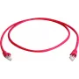 Telegärtner MP8 FS 600 Cable cruzado conector RJ-45 macho a conector RJ-45 macho 2 m SFTP Cat.7 rojo