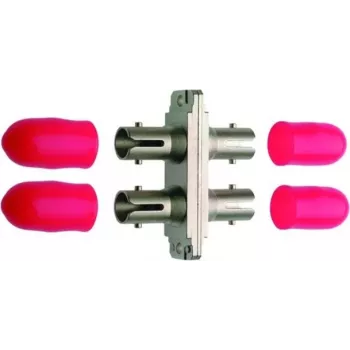 Telegärtner J08011A0017 acoplador de fibra óptica conector hembra ST a conector hembra ST