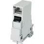 Telegärtner STX Toma RJ45 para carril DIN Cat.6A Apantallada, Gris claro