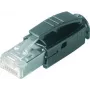 Telegärtner STX conector RJ45 Cat.5e 8P8C de crimpado, transparente, 1 ud. J80026A0001