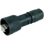 Telegärtner STX V1 set de conectores macho RJ45 plástico variante 1 recto 8P8C negro J80026A0009 1 ud.