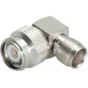 Telegärtner adaptador conector macho TNC a conector hembra TNC, 50 ohmios, recto, níquel/oro, DC-11 GHz