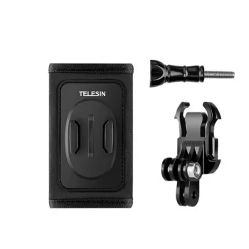 TELESIN Soporte para correa de mochila con anclaje J-Hook para GoPro/Osmo Action (GP-BPM-003)