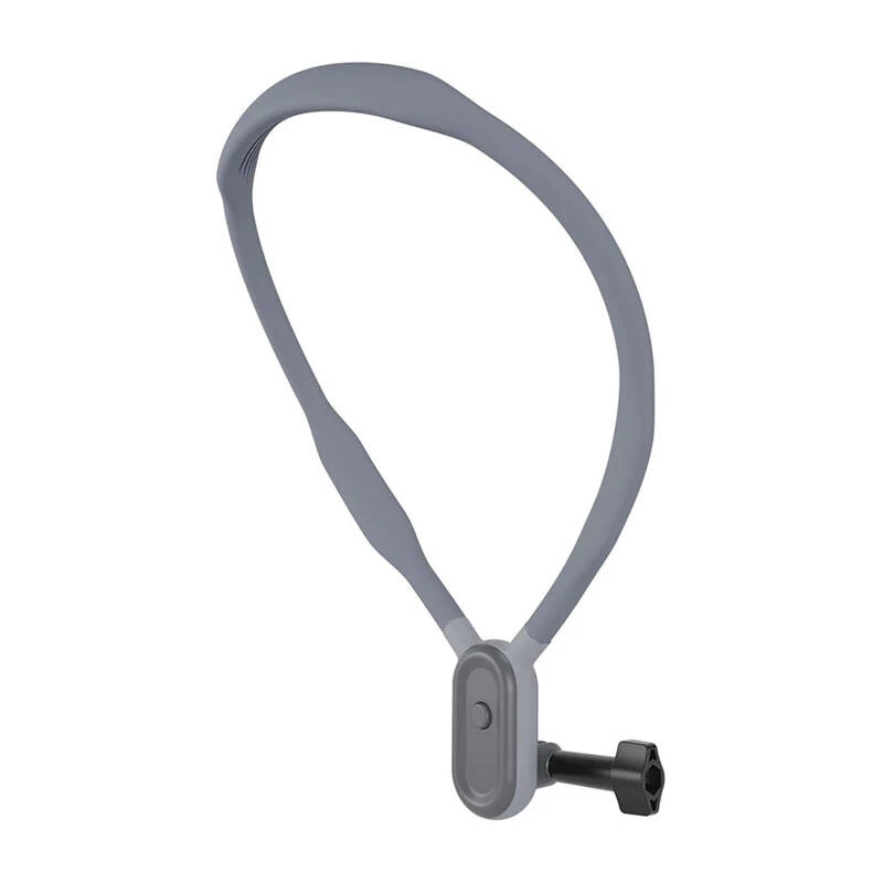 TELESIN banda para el cuello para cámaras de acción y smartphones - cierre magnético rápido, diseño ergonómico, negro