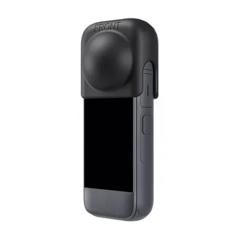 TELESIN Protección de silicona para objetivo de Insta360 X4 - Negra